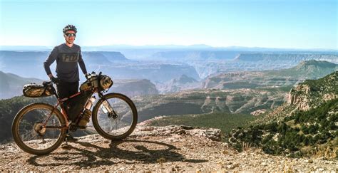 canyon mountain bike packing.